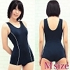 ライン入りスクール水着(旧スク) M