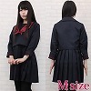 ミッションスクール系高校のセーラー服(冬服) M