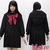 黒セーラー服(冬服) M